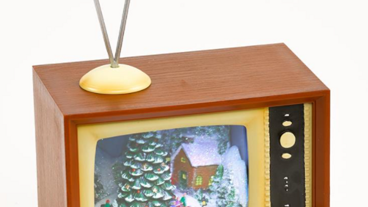 TV VINTAGE CON VILLAGGIO